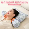 Almohada integrada de cáscara de trigo sarraceno para uso doméstico, almohada triangular para el cuello, almohada combinada de algodón y artemisa, almohada multifuncional de soporte para el cuello, almohada de trigo sarraceno