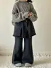 Casaco Cardigan de Tricô Menina Peixinho Vermelho 2026 Novo Estilo Suéter Falso Duas Peças para Meninas Adolescentes, Top Estiloso para Meninas Mais Velhas