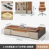 Escritorio de jefe y juego de silla de oficina, escritorio ejecutivo simple y moderno, muebles de oficina para líder, escritorio ejecutivo para supervisor y gerente