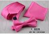 Gravata para Homens, Estilo Coreano Casamento Aniversário Presente para Meninos, Conjunto Moderno Formal Casual de Gravata Borboleta Lenço de Bolso, Terno Listrado