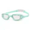 Gafas de natación para adultos con recubrimiento, gafas de natación de silicona integradas, HD, antivaho, con recubrimiento, gafas de natación transfronterizas de Amazon al por mayor