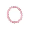 Pulseira de Água-Marinha em Alta para Homens e Mulheres, Estilo Simples e Versátil, Pulseira de Vidro Fantasma Verde Ágata Imitação 8mm Atacado
