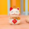 Novo gato artesanal acho que o dinheiro quer grossa boneca fofa mini personalidade pequenos enfeites console central decorações do carro