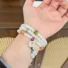 Pulsera de Gato con Pata Linda, Gato de la Fortuna, Estilo Chino, Flor de Durazno, Carpa, Pulsera de Perlas para Estudiante, Dedo Suave, Juego Cultural, Pulsera de la Fortuna