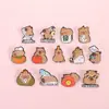 Broche Fofo Novo de Dados de Mahjong Kapibala Transfronteiriço Série Criativa de Desenho Animado Capivara Fofa Pin