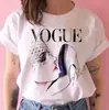 Comercio exterior Casual de calle para hombre y mujer camiseta blanca de manga corta con cuello redondo y estampado top de entrega de una pieza transfronteriza camiseta interior