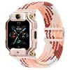 Adecuado para correa de reloj de nailon Little Genius Q2A/Z6Pro, estilo de bucle tejido con hebilla magnética correa de reloj Little Genius