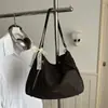 Bolsa Feminina Nova Moda Outono 2026 Simples Retrô Chique de Axila Cor Sólida Texturizada Bolsa de Ombro Transversal para o Dia a Dia