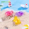 Paisagem em miniatura, que brilha no escuro, tartaruga da sorte, decoração DIY, cápsula surpresa, conjunto combinando, enfeites de mesa e para carro