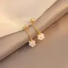 Pendientes de Borla de Perlas Suaves, Color Dorado Retro, Diseño de Nicho, Elegantes y Versátiles para el Uso Diario