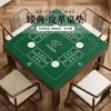 Tapete de Mesa Quadrado Impermeável, Resistente ao Desgaste, Antiderrapante e Redutor de Ruído para Jogos de Cartas, Poker e Mahjong