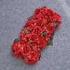 Nuevo Arreglo Floral de Piso para Boda Flor de Seda Artificial Flor Acabada Decoración L Arreglo Floral de Eucalipto t Guía de Camino de Escenario Arte Floral para Boda