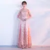 Vestido de Noite Champanhe, Elegante e Justo, Vestido Longo de Banquete para Celebridades, Vestido para Recital de Poesia no Palco