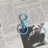 Chaveiro de fábrica de três peças faça você mesmo maré brincar pingente de metal gancho tinta acessórios de chaveiro