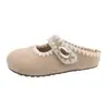 Bailarinas Baotou para Mujer Ropa de Exterior 2026 Primavera Nuevos Zapatos Birkenstock Retro que Aumentan la Altura Estilo Étnico Zapatos sin Cordones Zapatos Perezosos