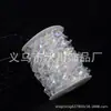 Cadena Decorativa de Cuentas de Colores Creativa Transparente Hoja de Arce Electrochapada Colgante Decoración para Árbol de Navidad Boda Colgante para Cortina