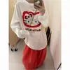 Pijama de Algodón Nube Nuevo 2026 para Mujer de Principios de Otoño, Conjunto Casual de Ropa de Verano Holgada, Tallas Grandes