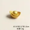Lingotes de Oro Simulados, Cerditos de la Fortuna, Mini Tazones Dorados, Cofres del Tesoro, Accesorios de Pegamento Cremoso, Accesorios Dorados de Resina para Manualidades de Año Nuevo