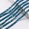 Cuentas de Cristal Tierra de 6 mm Chapadas Color AB 1 Hilo Cuentas de Cristal Dispersas Cuentas de Vidrio Cuentas de Piña Material para Joyería Hecha a Mano Accesorios