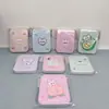 Espejo Plegable Cuadrado Lindo de Dibujos Animados con Peine Espejo de Maquillaje para Niñas Espejo y Peine Portátiles para Retoques Set de 2 Piezas