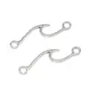 Acessórios para Joias de Liga DIY Conector de Onda Prata Antiga Pingente Pulseira Colar Decoração Pingente Venda Quente Transfronteiriça
