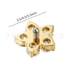 Jiangtai F136 Titânio Transfronteiriço Mais Vendido Formato de Flor Zircônia Piercing Labial Piercing de Osso da Orelha G23 Liga de Titânio Body Piercing Joias