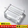 Suporte de Mesa Acrílico Base Transparente Slot para Cartão Suporte de Mesa de Jantar Quadrado Redondo Base para Placa de Número de Mesa Numerada