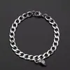 Europa y Estados Unidos viento frío Pulsera de amor personalidad imán atracción pulsera hacer viejo un par de imán piedra amantes adornos de mano mujeres