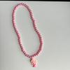 Colar infantil Candy Color Pulseira Colar de pérolas coloridas em estoque Terno de acrílico fofo de desenho animado de princesa