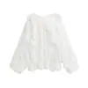 Ropa europea y americana para mujer transfronteriza, popular en AliExpress, ropa nueva de estilo europeo y americano para mujer, clásica, versátil, camisa decorativa de capas