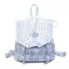 Bolsa Tote de Ombro Casual Tendência Estilo College Fofa com Cordão Acabamento em Renda Novo Estilo Verão 2025