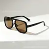 Gafas de sol estilo aviador americanas de montura cuadrada, puente simple individual o doble, unisex, adecuadas para viajes al aire libre y protección solar
