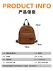 Mochila Pequeña de Lona de Pana Estilo Harajuku Japonés para Mujer, Mini Mochila Pequeña Versátil Literaria Minimalista para Mujer