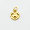 Shajin Acessórios Xi 'an Caile Ruyi Oco Falso Dourado 13mm10mm Fortuna Redondo Marca Pulseira Colar Pingente