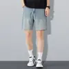 Bermudas Jeans Tencel Ultrafinas de Verão 2026 para Homens, Largas Retas Casuais com Stretch Versátil Tendência Jovem