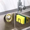 Estante de almacenamiento de esponjas, acero inoxidable, para utensilios de cocina, piscina, alambre de acero, pelota, paño para fregar, cuchara y pala, escurridor de almacenamiento sin perforaciones