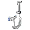 Pistola rociadora para inodoro doméstico, arandela de grifo, cabezal de ducha, pistola de agua para baño, rociador de bidé, potenciador de alta presión