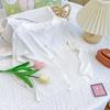24 novas roupas infantis para meninas, casaco de seda gelada com proteção solar, infantil, bebê, verão, macio, sedoso, com furinhos, camisa para ar condicionado, cardigã fino