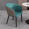 Silla de comedor ligera y de lujo para el hogar, de alta gama, para apartamentos pequeños, sala de estar, hotel, con respaldo y reposabrazos, para restaurante, informal.