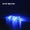 Guirnalda de luces de alambre de cobre para pastel de cumpleaños, lámparas LED de colores, guirnalda de luces de color cálido, adornos para guirnaldas, dulces adornos para coche