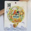 Serie YunnanAtracciones Culturales y Creativas ÚnicasXishuangbannaCiudad TurísticaSouvenirImanes de Refrigerador de Madera