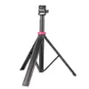 Trípode Retráctil de Pie Qu205 Soporte para Luz Cob Varilla Telescópica para Teléfono Móvil Palo Selfie Soporte con Varilla de Extensión Plegable