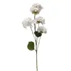Buquê de Flores Artificiais para Casamento com 5 Cabeças de Hortênsias Artificiais para Arranjo de Cena de Casamento e Paisagismo Externo Arranjo de Flores de Hortênsia