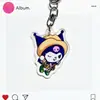Mercadorias Sanrio Japonesas para Passeios e Lazer, Chaveiro Acrílico My Melody e Cinnamoroll, Pingente de Desenho Animado Fofo
