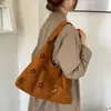 Bolso de Hombro Individual Hueco de Gamuza para Mujer 2026 Nuevo Vintage Versátil Gran Capacidad Casual Tote Bolso de Axila