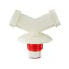 Conector en Y de Tres Vías para Tubería de Desagüe de Lavadora para Desagüe de Piso, Doble Salida Tipo Y Anti-Olor Dos en Uno