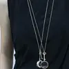 Estilo Ins Verano Nuevo Lupa con Llavero Collar Diseño Original Cadena de Suéter de Moda de Gama Alta
