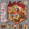 Adesivos de Paisagismo de Desenho Animado Mundo Miniatura de Animais de Estimação Colagem 3D Cabana Divertida Descompressão Cena DIY Adesivos de Decoração Atacado