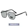 Nuevas gafas de sol polarizadas de doble puente de moda europea y americana, elegantes gafas de sol metálicas para deportes al aire libre para hombre, venta al por mayor desde el fabricante