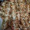 Al por mayor en stock Hecho a mano con Cuentas DIY Coreano Perla de 6 mm Encaje de 1.5 cm Estilo Chanel Cinta Trenzada de Perlas